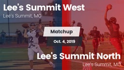 Matchup: Lee's Summit West vs. Lee's Summit North  2019