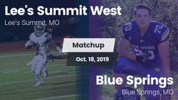 Matchup: Lee's Summit West vs. Blue Springs  2019