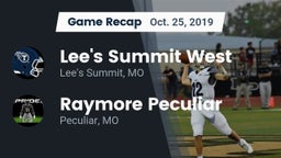 Recap: Lee's Summit West  vs. Raymore Peculiar  2019