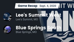 Recap: Lee's Summit West  vs. Blue Springs South  2020
