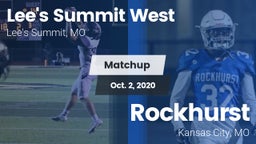 Matchup: Lee's Summit West vs. Rockhurst  2020