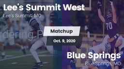 Matchup: Lee's Summit West vs. Blue Springs  2020