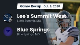 Recap: Lee's Summit West  vs. Blue Springs  2020