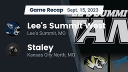 Recap: Lee's Summit West  vs. Staley  2023