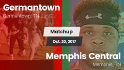 Matchup: Germantown High vs. Memphis Central  2017