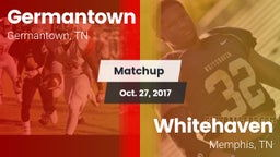 Matchup: Germantown High vs. Whitehaven  2017