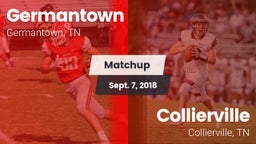 Matchup: Germantown High vs. Collierville  2018