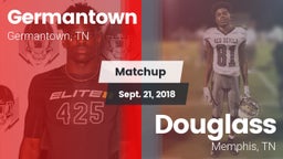 Matchup: Germantown High vs. Douglass  2018