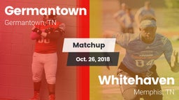 Matchup: Germantown High vs. Whitehaven  2018