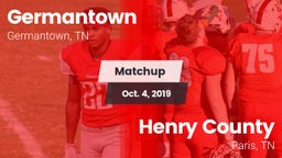 Matchup: Germantown High vs. Henry County  2019
