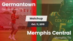 Matchup: Germantown High vs. Memphis Central  2019