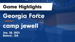 Georgia Force vs camp jewell  Game Highlights - Jan. 20, 2022