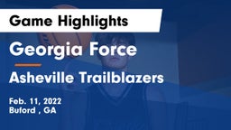 Georgia Force vs Asheville Trailblazers Game Highlights - Feb. 11, 2022