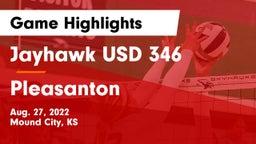 Jayhawk USD 346 vs Pleasanton Game Highlights - Aug. 27, 2022