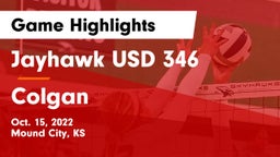 Jayhawk USD 346 vs Colgan Game Highlights - Oct. 15, 2022