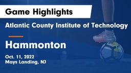 Atlantic County Institute of Technology vs Hammonton Game Highlights - Oct. 11, 2022