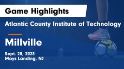 Atlantic County Institute of Technology vs Millville  Game Highlights - Sept. 28, 2023