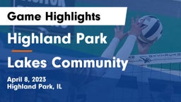 Highland Park  vs Lakes Community  Game Highlights - April 8, 2023