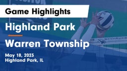 Highland Park  vs Warren Township  Game Highlights - May 18, 2023