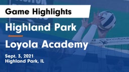 Highland Park  vs Loyola Academy  Game Highlights - Sept. 3, 2021