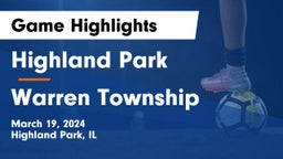 Highland Park  vs Warren Township  Game Highlights - March 19, 2024