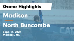 Madison  vs North Buncombe  Game Highlights - Sept. 14, 2022