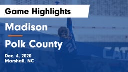Madison  vs Polk County  Game Highlights - Dec. 4, 2020