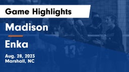 Madison  vs Enka  Game Highlights - Aug. 28, 2023