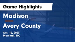 Madison  vs Avery County  Game Highlights - Oct. 10, 2023