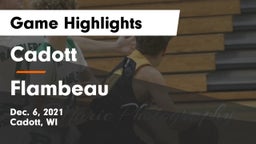 Cadott  vs Flambeau  Game Highlights - Dec. 6, 2021