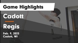 Cadott  vs Regis  Game Highlights - Feb. 9, 2023