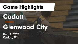 Cadott  vs Glenwood City  Game Highlights - Dec. 9, 2023