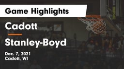 Cadott  vs Stanley-Boyd  Game Highlights - Dec. 7, 2021