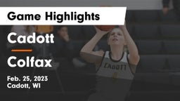 Cadott  vs Colfax  Game Highlights - Feb. 25, 2023