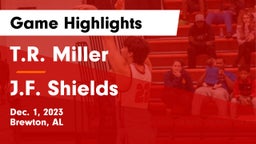 T.R. Miller  vs J.F. Shields Game Highlights - Dec. 1, 2023