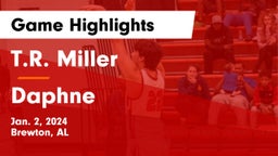 T.R. Miller  vs Daphne  Game Highlights - Jan. 2, 2024