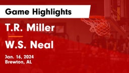 T.R. Miller  vs W.S. Neal Game Highlights - Jan. 16, 2024