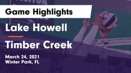 Lake Howell  vs Timber Creek  Game Highlights - March 24, 2021