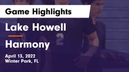 Lake Howell  vs Harmony  Game Highlights - April 13, 2022