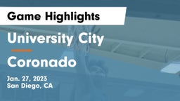 University City  vs Coronado  Game Highlights - Jan. 27, 2023