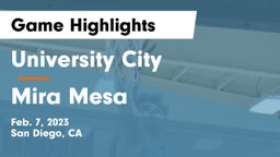 University City  vs Mira Mesa  Game Highlights - Feb. 7, 2023