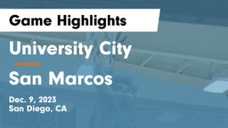 University City  vs San Marcos Game Highlights - Dec. 9, 2023