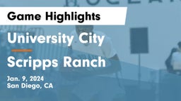 University City  vs Scripps Ranch  Game Highlights - Jan. 9, 2024