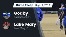 Recap: Godby  vs. Lake Mary  2018