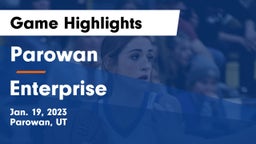 Parowan  vs Enterprise  Game Highlights - Jan. 19, 2023
