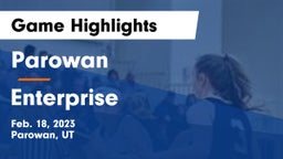 Parowan  vs Enterprise  Game Highlights - Feb. 18, 2023
