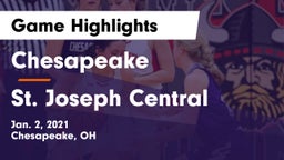 Chesapeake  vs St. Joseph Central Game Highlights - Jan. 2, 2021