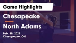Chesapeake  vs North Adams  Game Highlights - Feb. 10, 2022