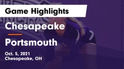 Chesapeake  vs Portsmouth  Game Highlights - Oct. 5, 2021
