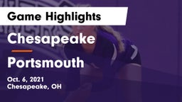 Chesapeake  vs Portsmouth  Game Highlights - Oct. 6, 2021
